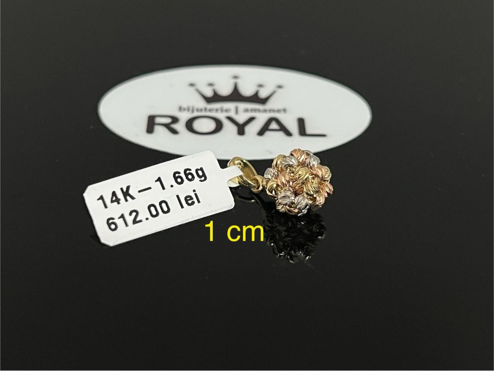 Bijuteria Royal CB : Pandant aur 14k 1,66 grame