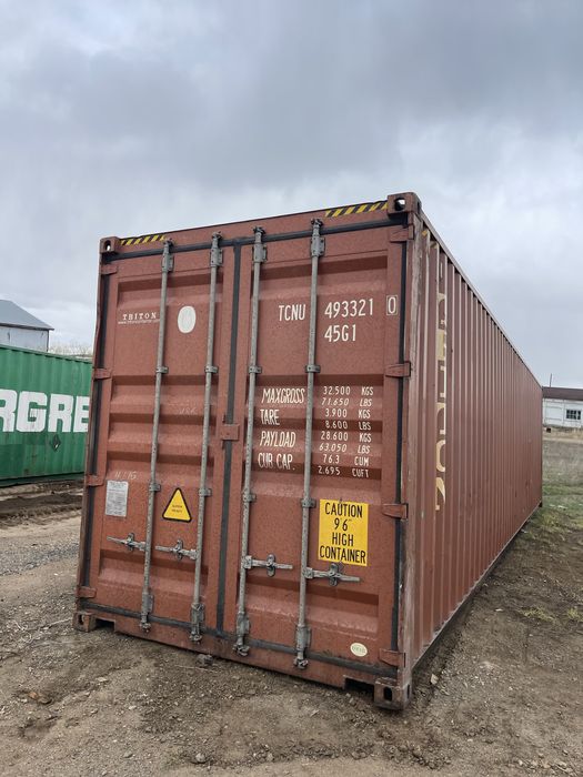 Контейнер 40 футовый МОРСКОЙ 2,9 высотой в Идеальном Состоянии АСТАНЕ