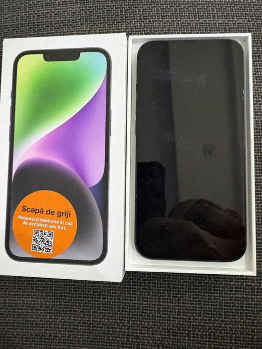 De vanzare iphone 14 negru 128 gb NOU
