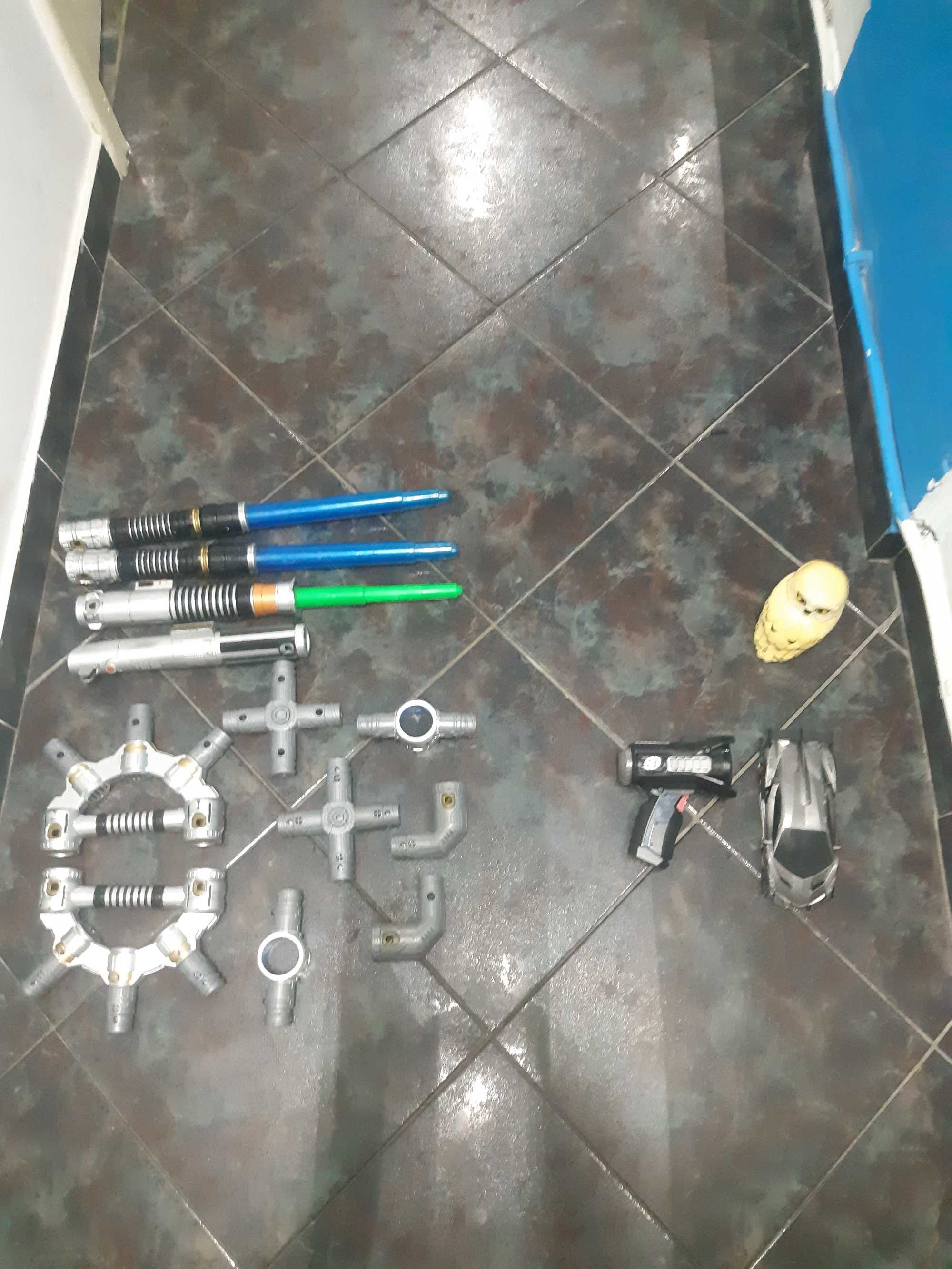 Colecție Nerf–12 blastere-100+ săgeți Sabii Star Wars Bladebuilders