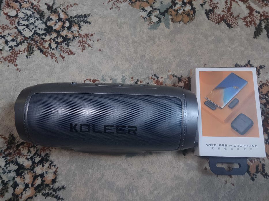 Kolser колонка и wireless microphone для айфона