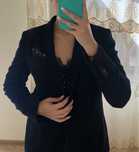 Sacou de catifea Massimo Dutti