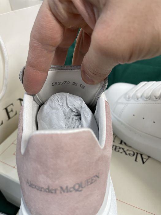 Adidasi Alexander McQueen piele naturala 100% Full Box colectie noua