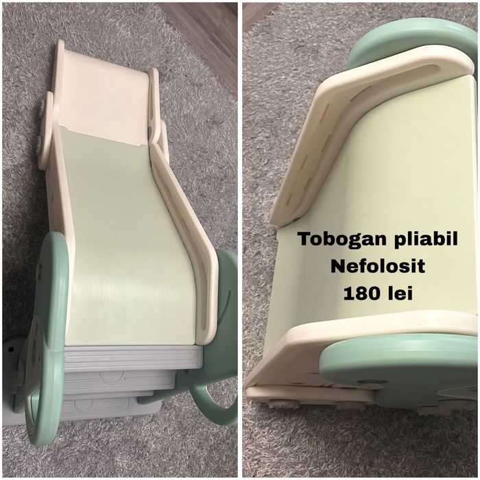 Tobogan si cort joaca bebe