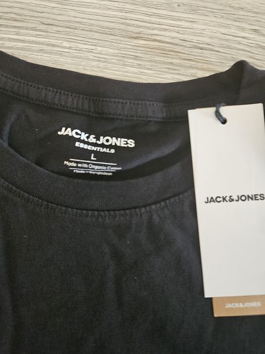 Tricou barbati Jack&Jones size L black