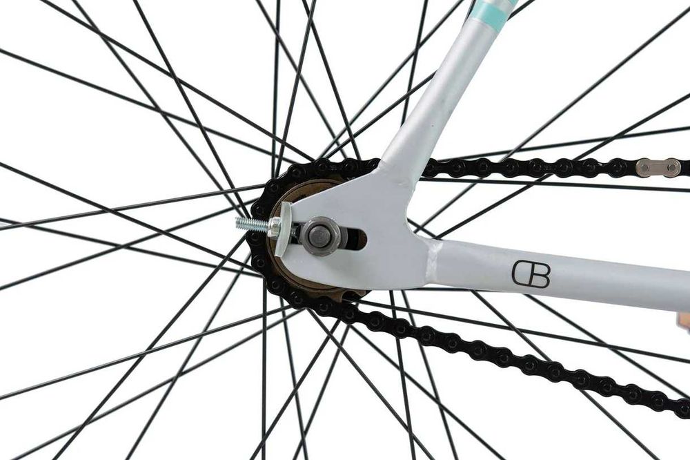 Мъжки градски велосипед Dynabike Urban Jet Fixie R59 28'', сив