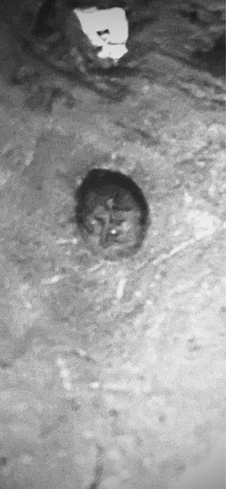 Антикварна автентична японска керамична маска глава бюст самурай фигур