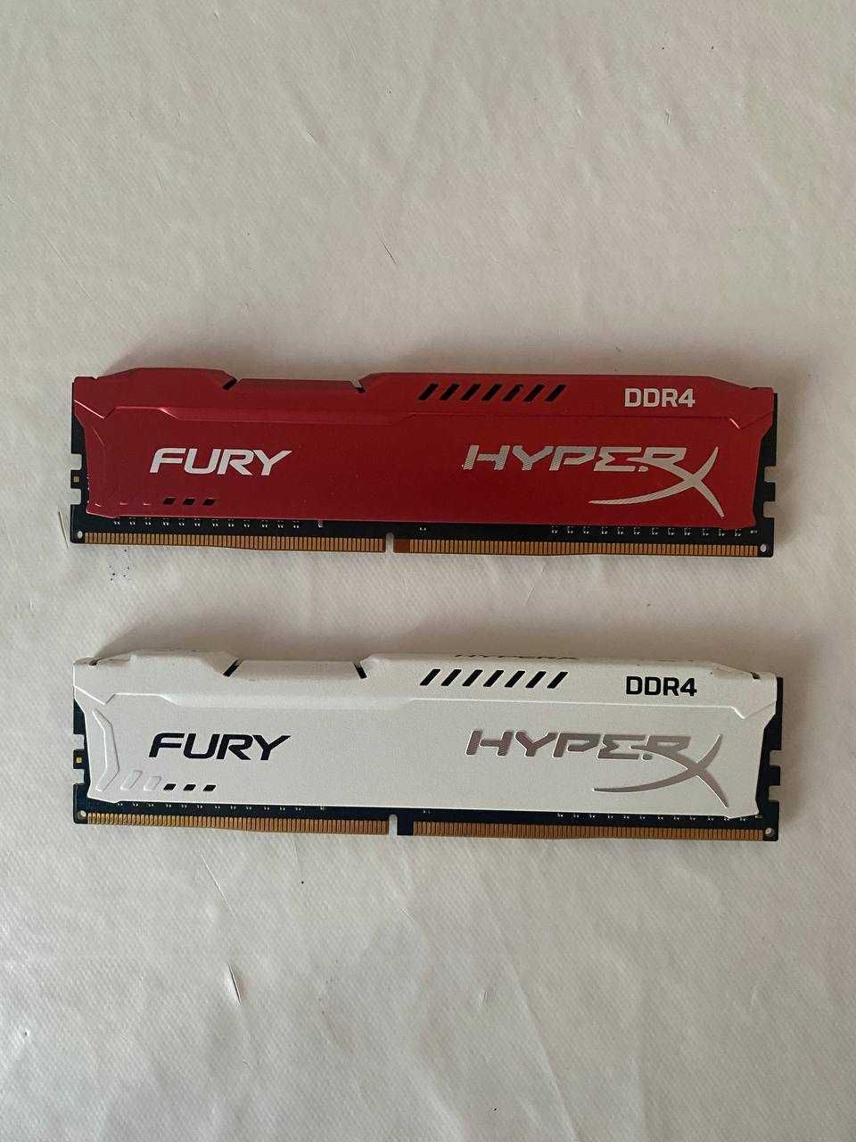 Оперативная память HyperX Fury DDR4 16гб (2 плашки по 8гб)