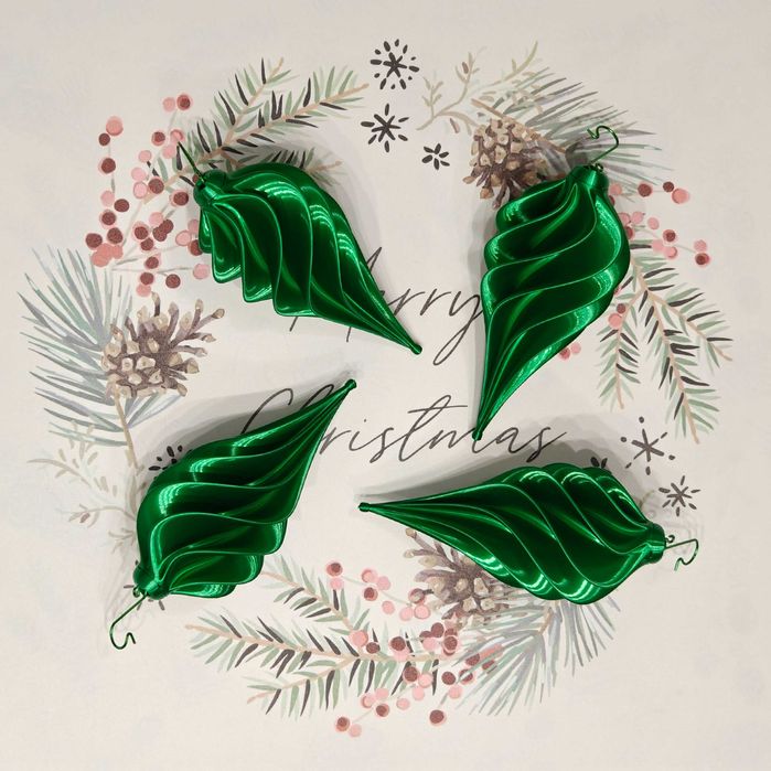 Globuri pentru bradul de Craciun printate 3D