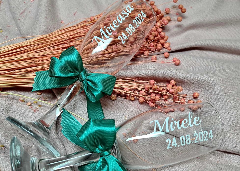 Pahare si umerase personalizate nunta