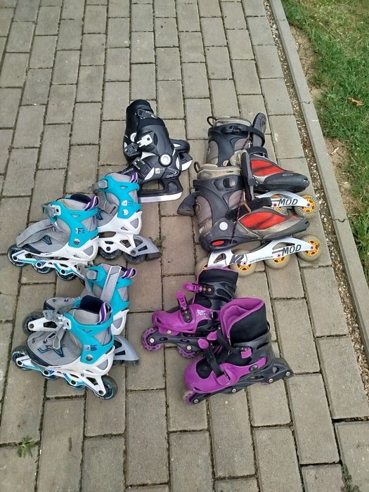 Role adult,copii patine copii