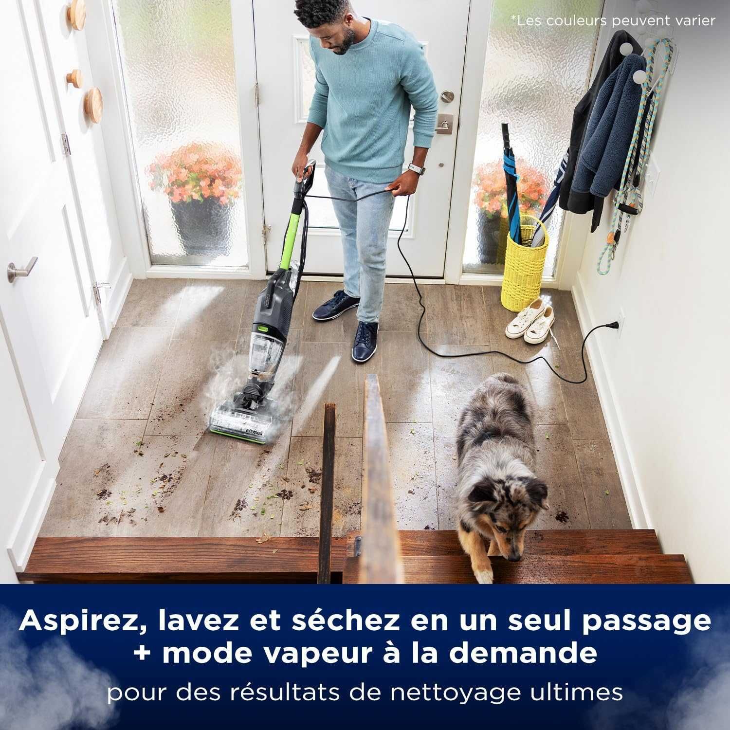 Прахосмукачка за мокро/сухо почистване BISSELL CrossWave HydroSteamPET