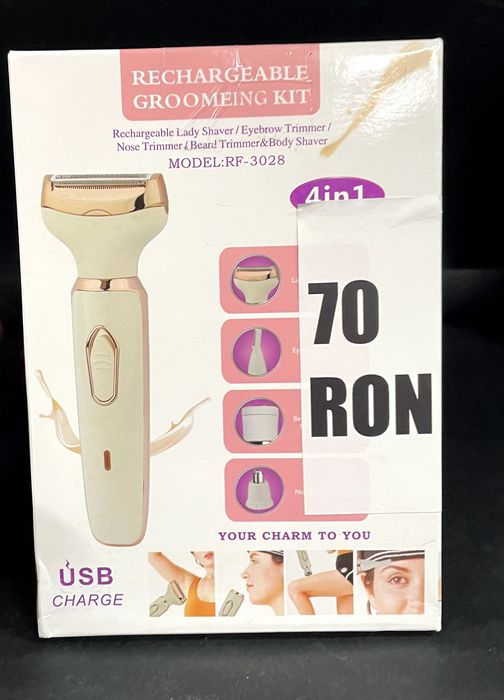 4 in 1 Electric Cordless Lady Shaver hard