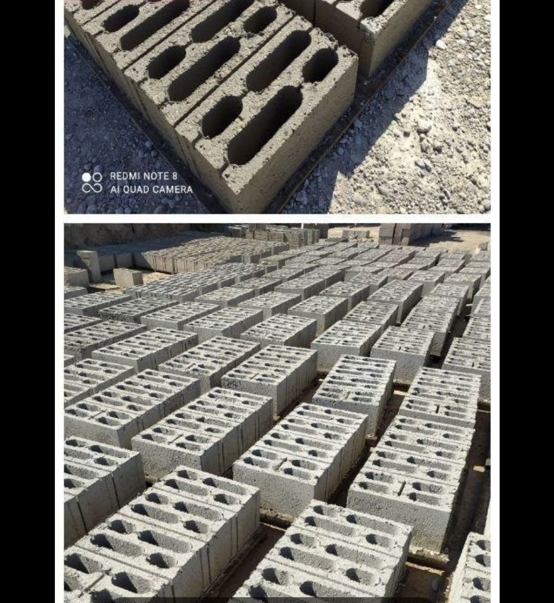Шлакаблок аппарат, 1,5 м3 мишалкаси билан, 170та ДСП паддон б/у, сув н