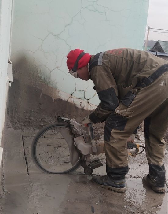 АЛМАЗНАЯ РЕЗКА, СВЕРЛЕНИЕ. Демонтаж. Проем под дверь и окон. Есік ашу