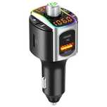 Bluetooth FM трансмитер BC67 QC 3.0 Бързо зареждане ,AUX Блутут 5.3
