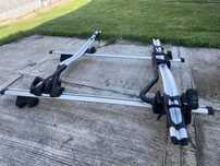 Bare transversale Thule 120 cm + 2 suporti bicicleta Thule