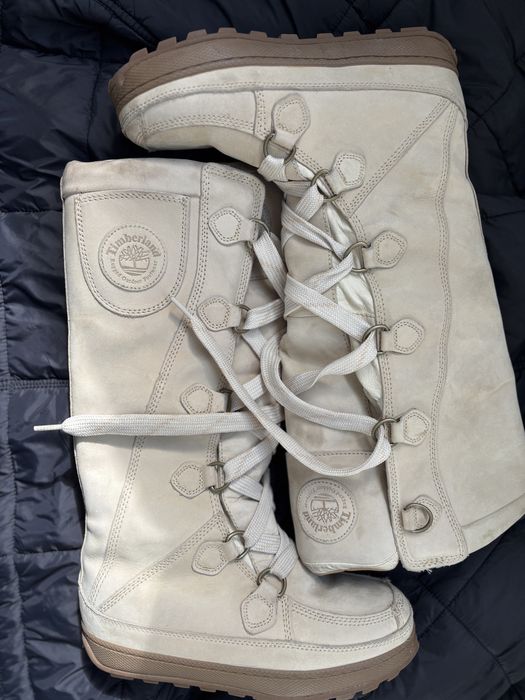 Ghete Timberland marime 37-38 bej , ca noi