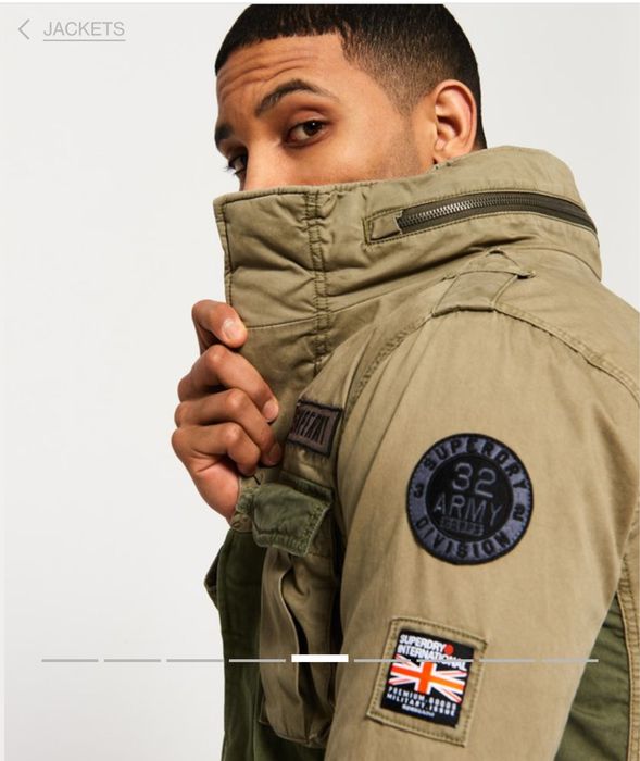 Мъжко яке Superdry Rookie Mixed Military