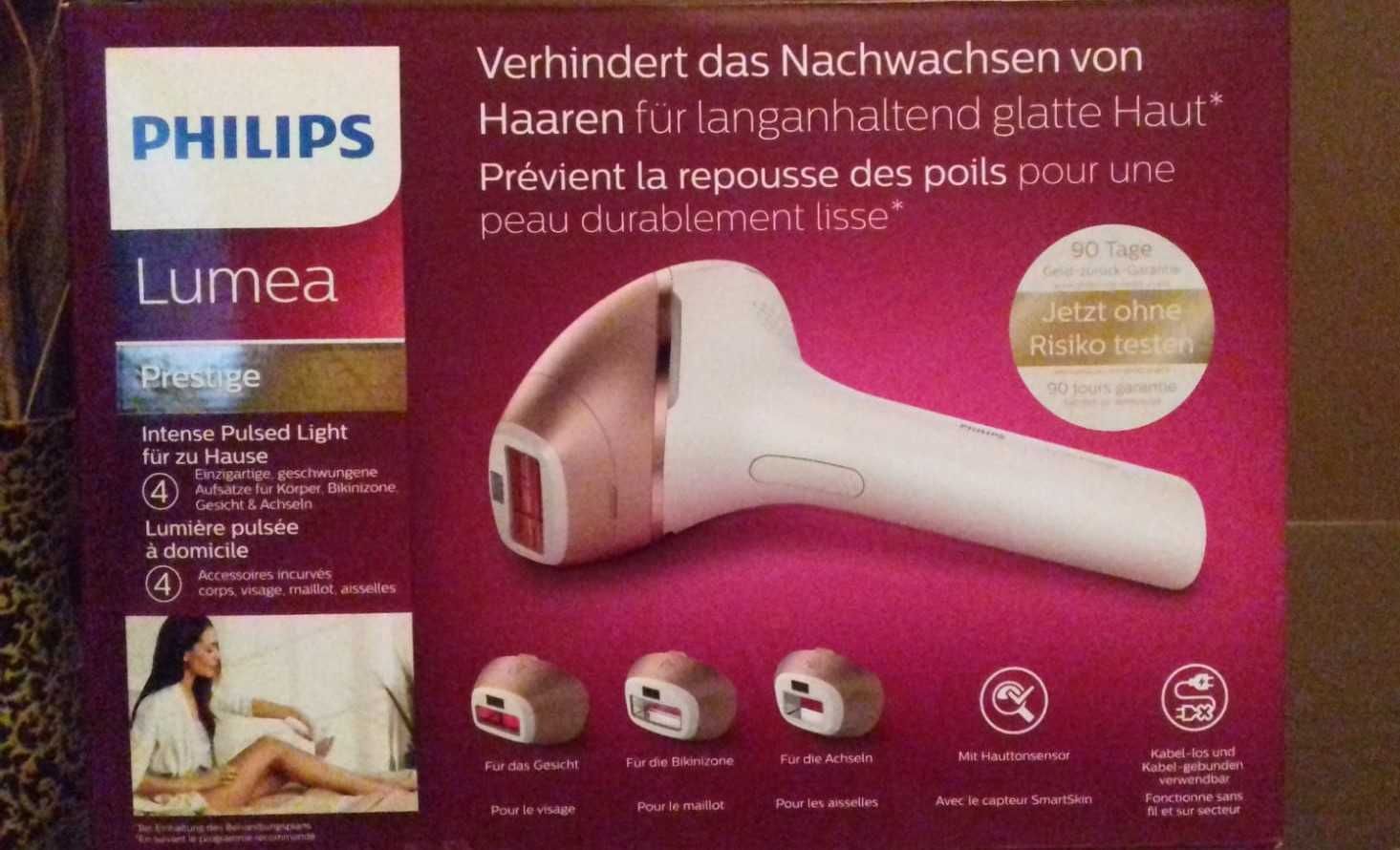 Epilator Philips Lumea Prestige  4 accesorii inteligente