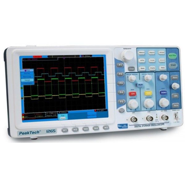 Цифровой запоминающий осциллограф Peak Tech 1265