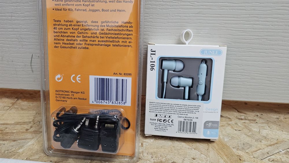 2 casti noi cu mufa jack