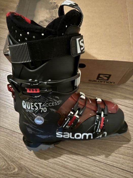 Clapari Salomon Quest AC 70 Negru/Rosu, 26.5