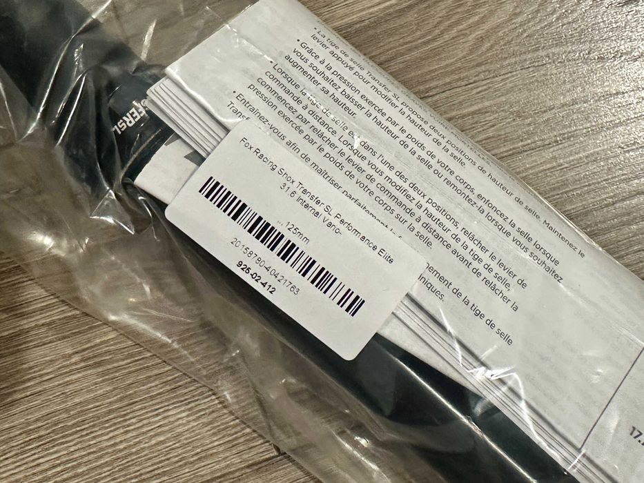 Tija Dropper NOU Fox Transfer SL Performance Elite 31.6 x 125 mm