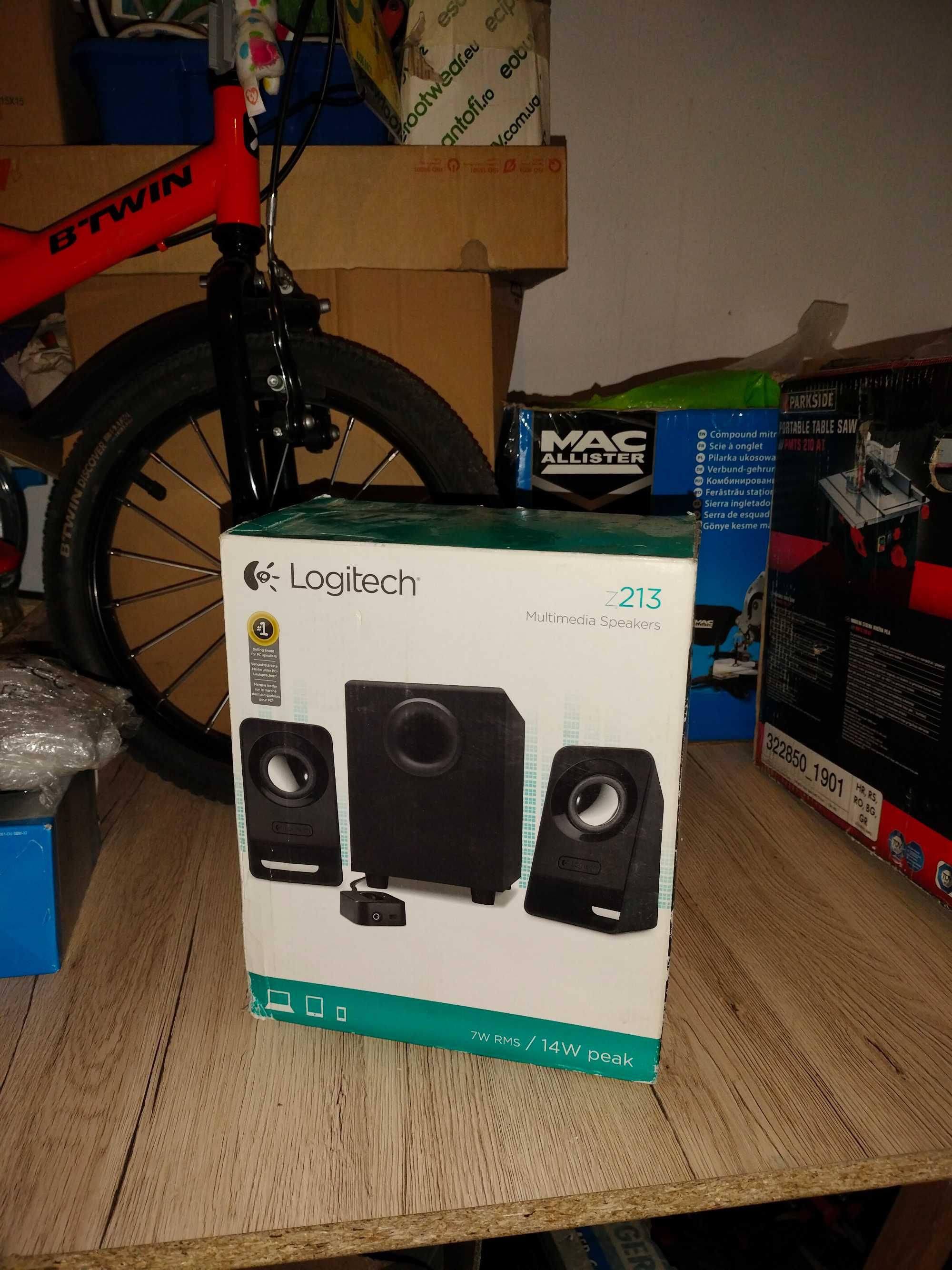 boxe cu subwoofer 2.1 Logitech, Z213