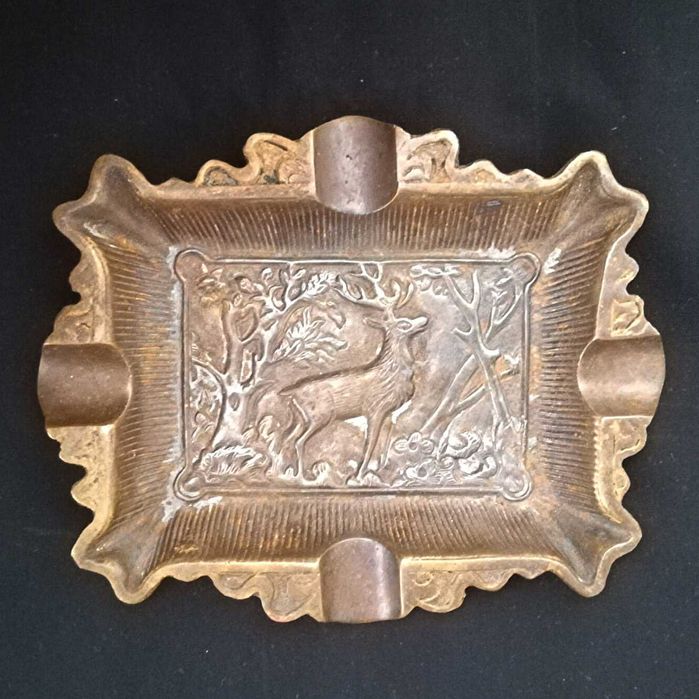 Пепельница антикварная Олень. 19-20 вв. Германия. Харцгероде. Редкость