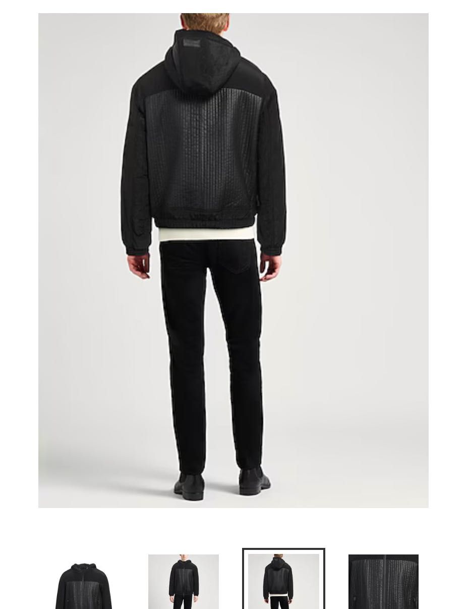 Jacheta Geaca Emporio Armani din piele