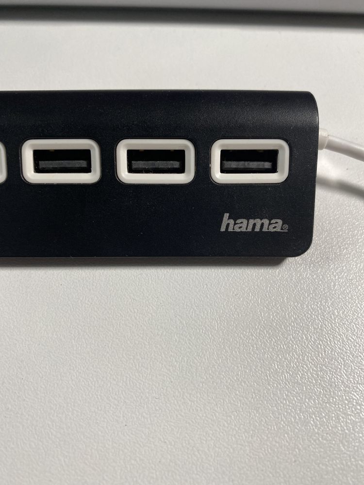 Adaptor HAMA USB 4 porturi 10 ani garantie