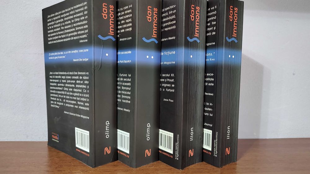 Dan Simmons – saga Ilion / Olimp (2+2 vol)