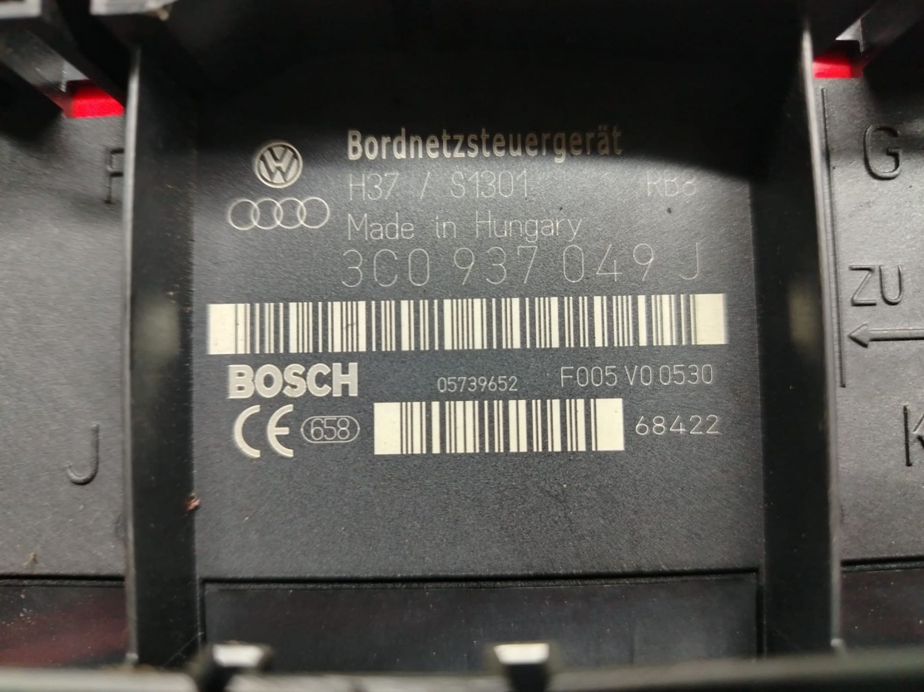 Calculator modul confort 3c0937049j Volkswagen VW Touran 1 [facelift]