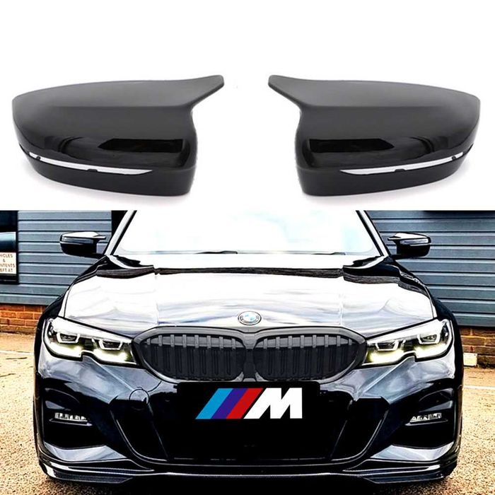 Capace oglinda negru lucios M BMW Seria 3 G20 G21 5 G30 G31 4 G22 G26