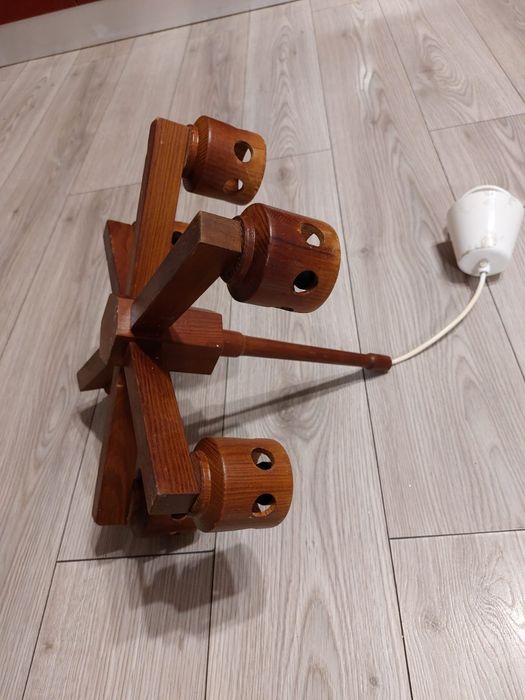 Vand Lustra Lemn 6 Brate