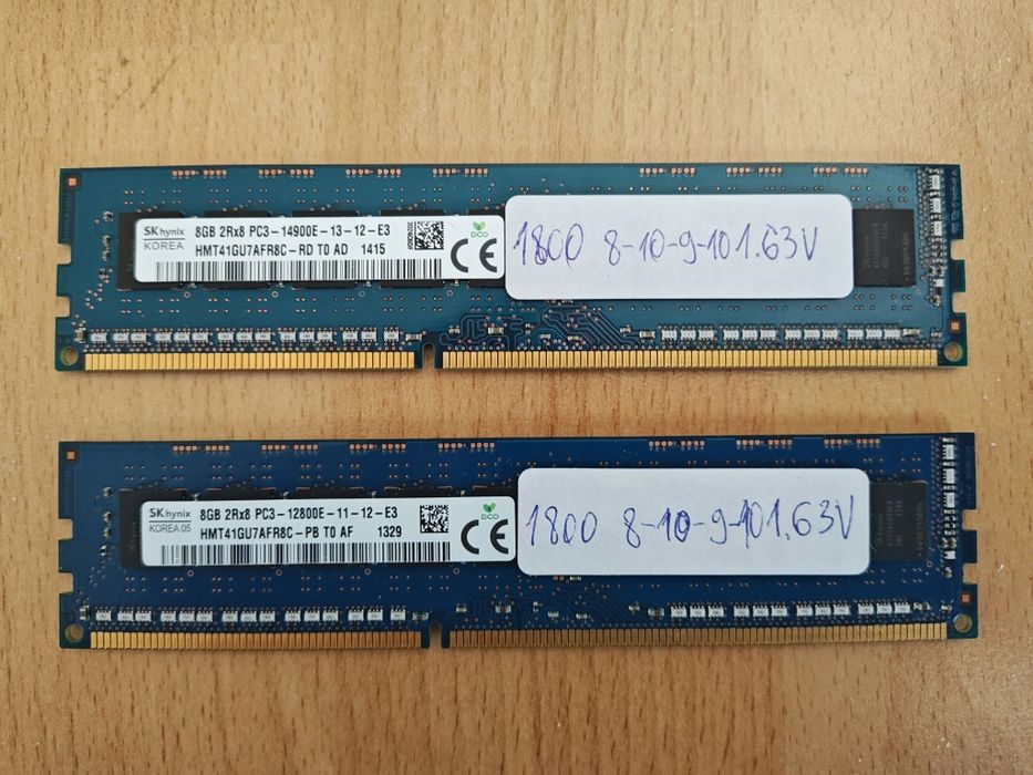 16 GB DDD3 2 x 8 GB 1800 8-10-9-10