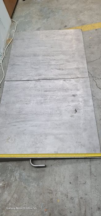 Rampa inox 150x80x12,5