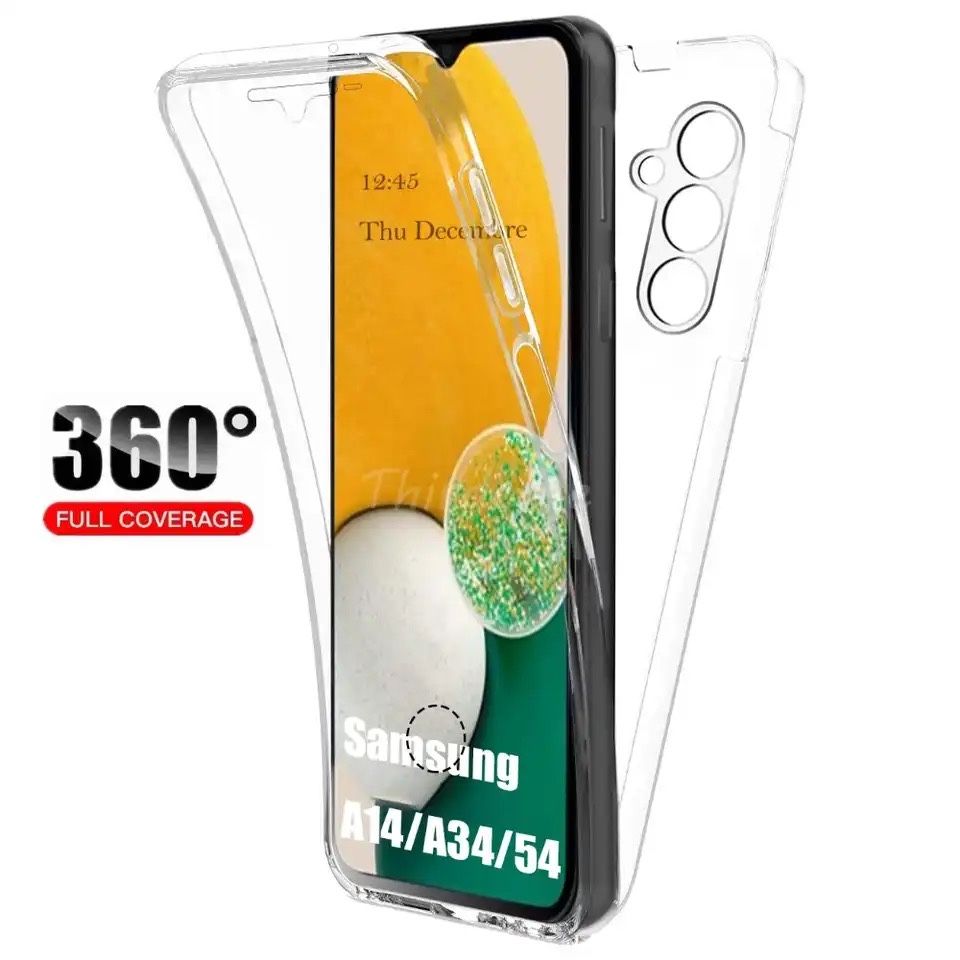 Husa 360Fata Spate PC Clar Samsung A05/A13/A15/A23/A33/A16/A36/A56/A26
