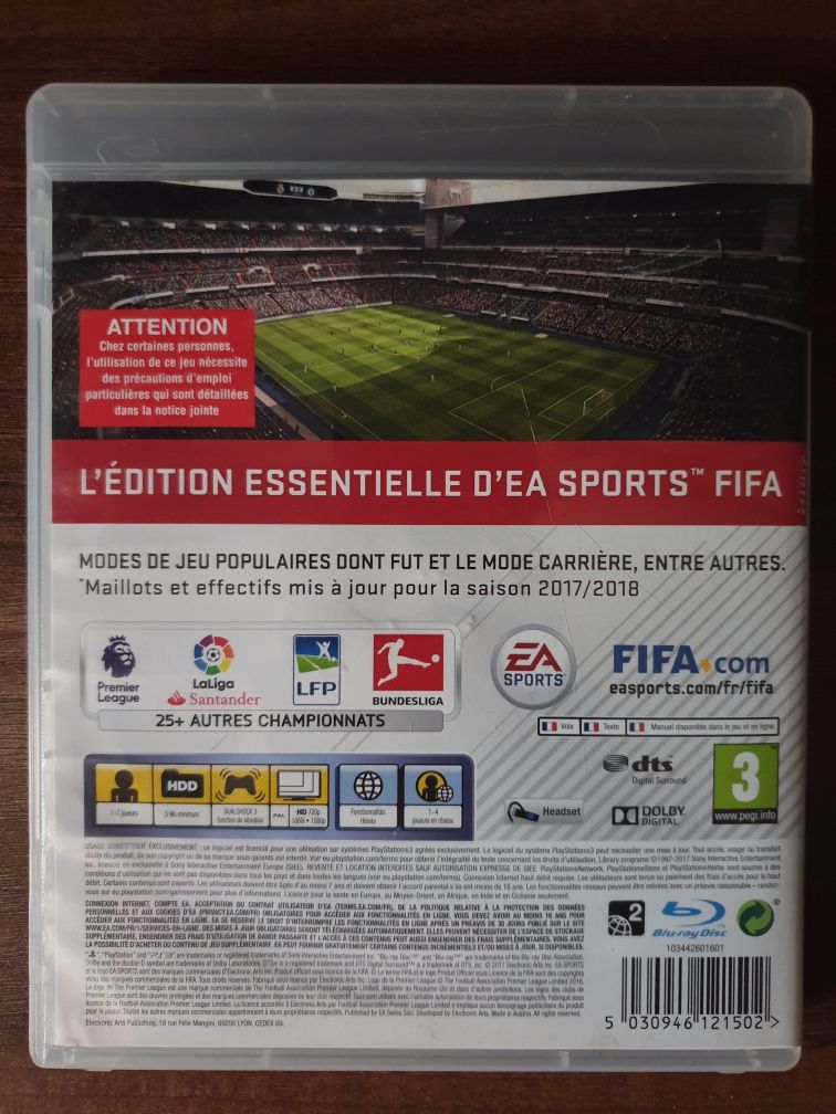 FIFA 18 Legacy Edition PS3/Playstation 3