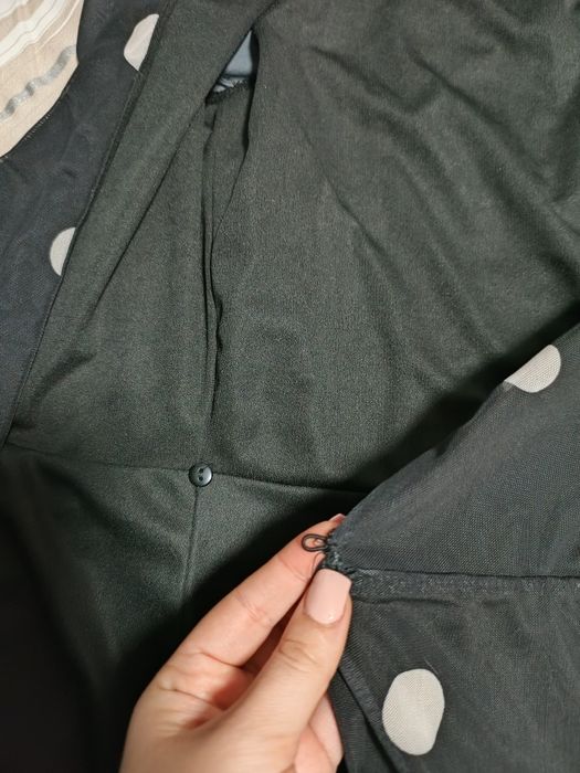 Rochie cu buline din voal