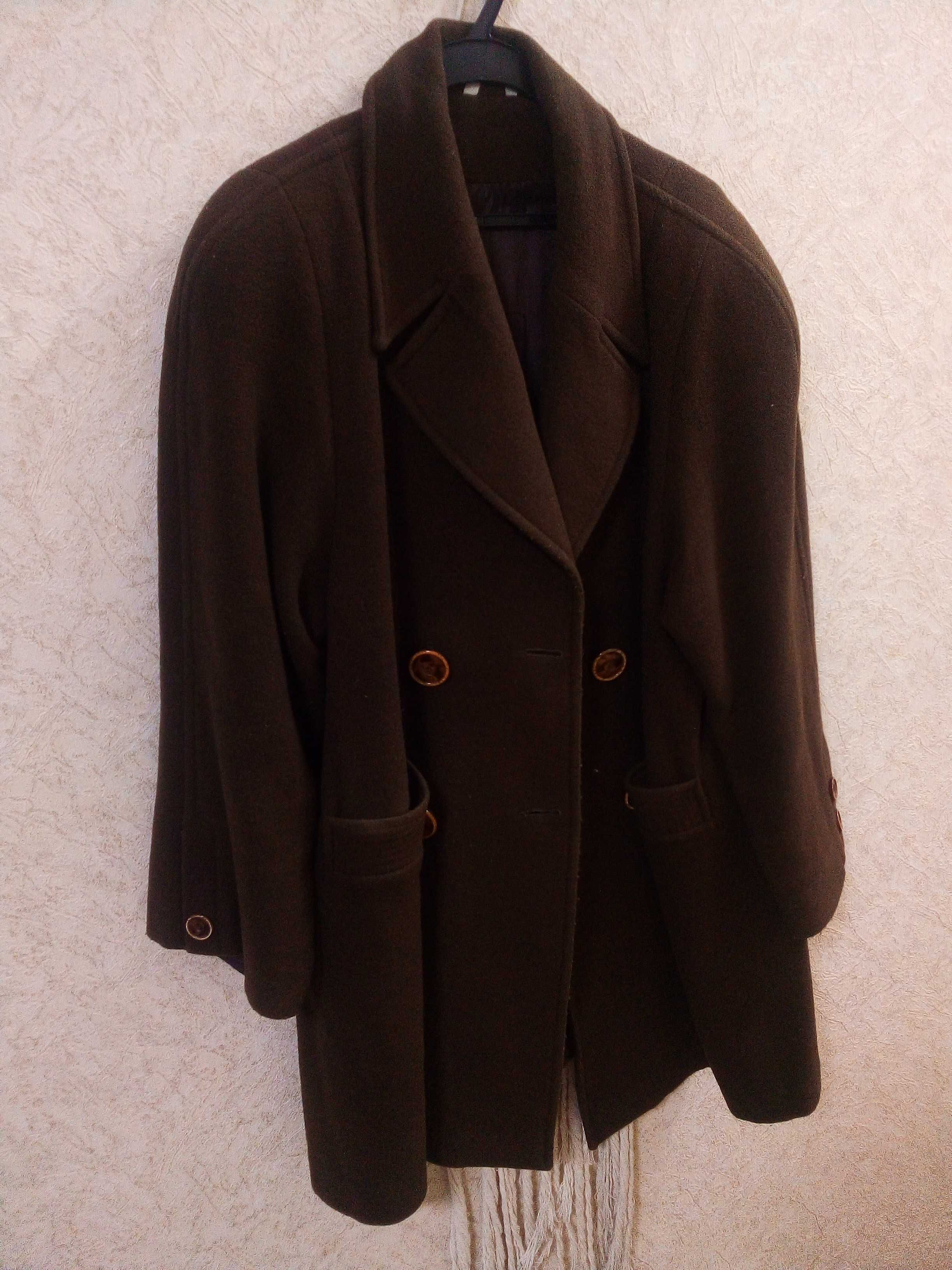 Теплый пиджак полупальто(Турция) кашемир размер 50-52