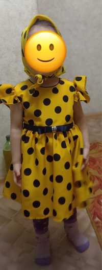 Платье матрешки на девочку 3-4 года
