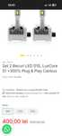 NOU Set 2 Becuri LED D1S, LuxCore S1 Plug & Play Canbus
