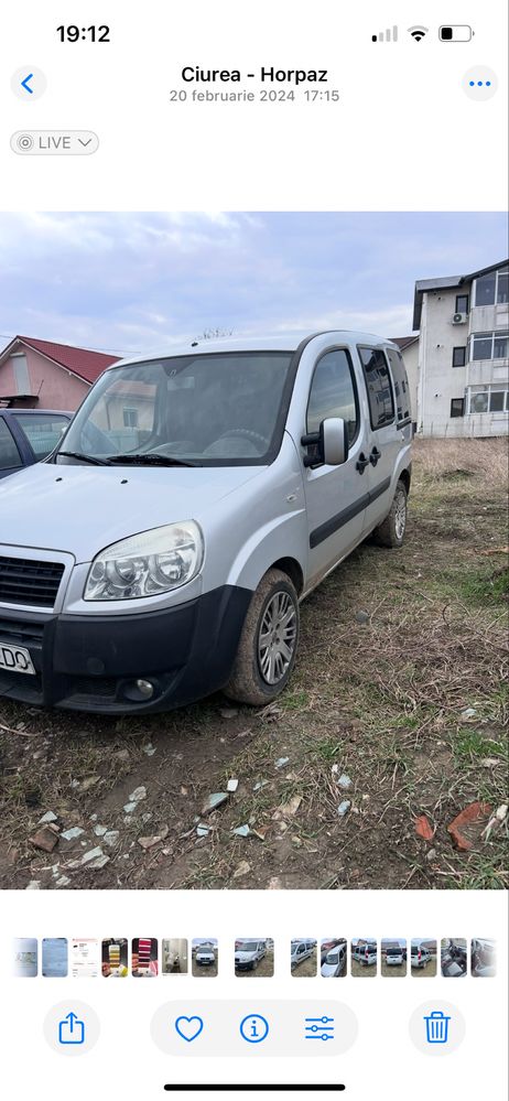Fiat doblo 1.9 2008 7 locuri