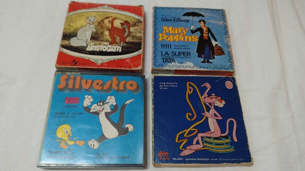 RETRO animatii pt copii pelicula film 8mm VINTAGE anii 1970