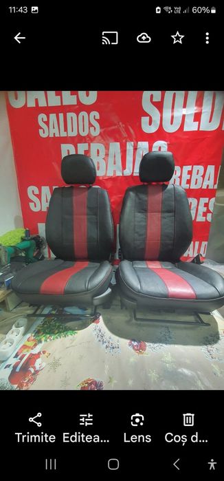Retapitez cu piele naturala scaune auto și de birou,