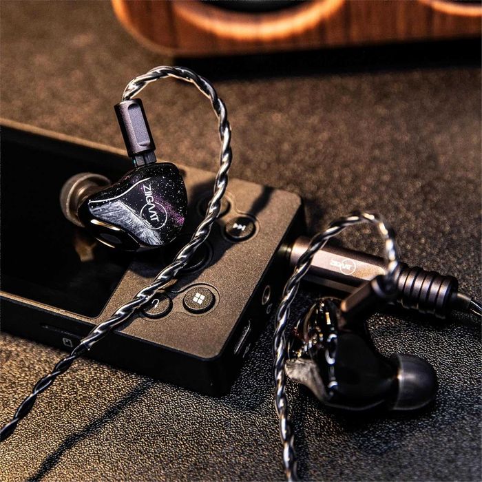 ZiiGaat Crescent Premium 2DD+2BA Hybrid IEM Casti HIFI Noi, Cutie