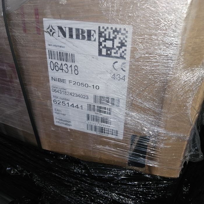 Термопомпа NIBE F2050-10 - 11kw - нова