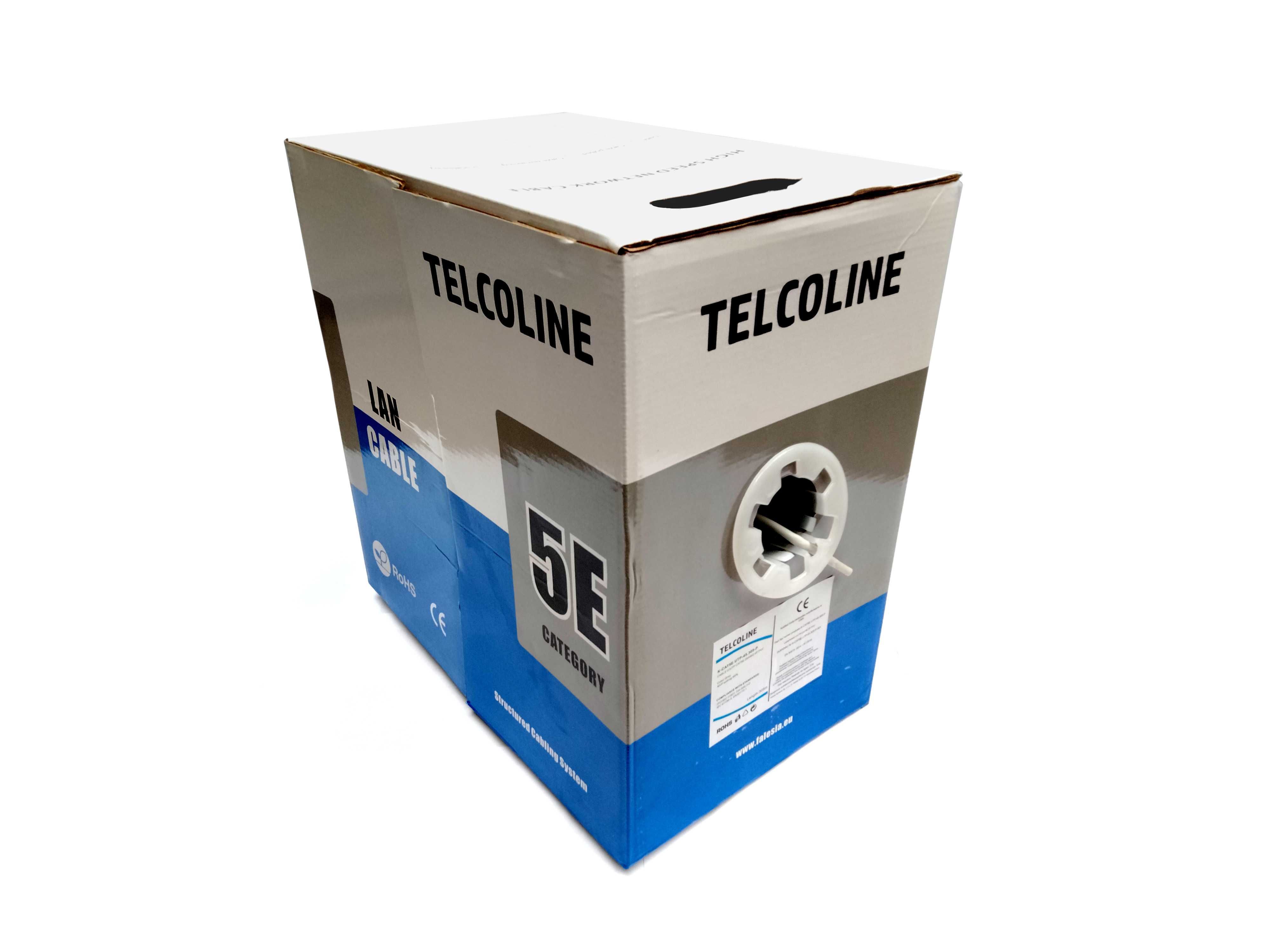 Cablu UTP Cat5e Telcoline 0.48mm Rola 305M